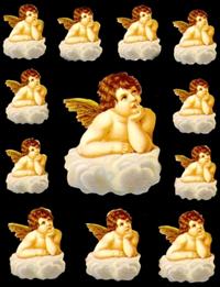 Borddekoration - engle